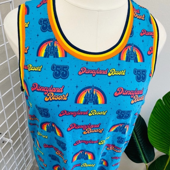 Disney PARKS  Pride Inspired Disneyland Retro Sleeveless Shirt - Size XXL - Picture 2 of 4